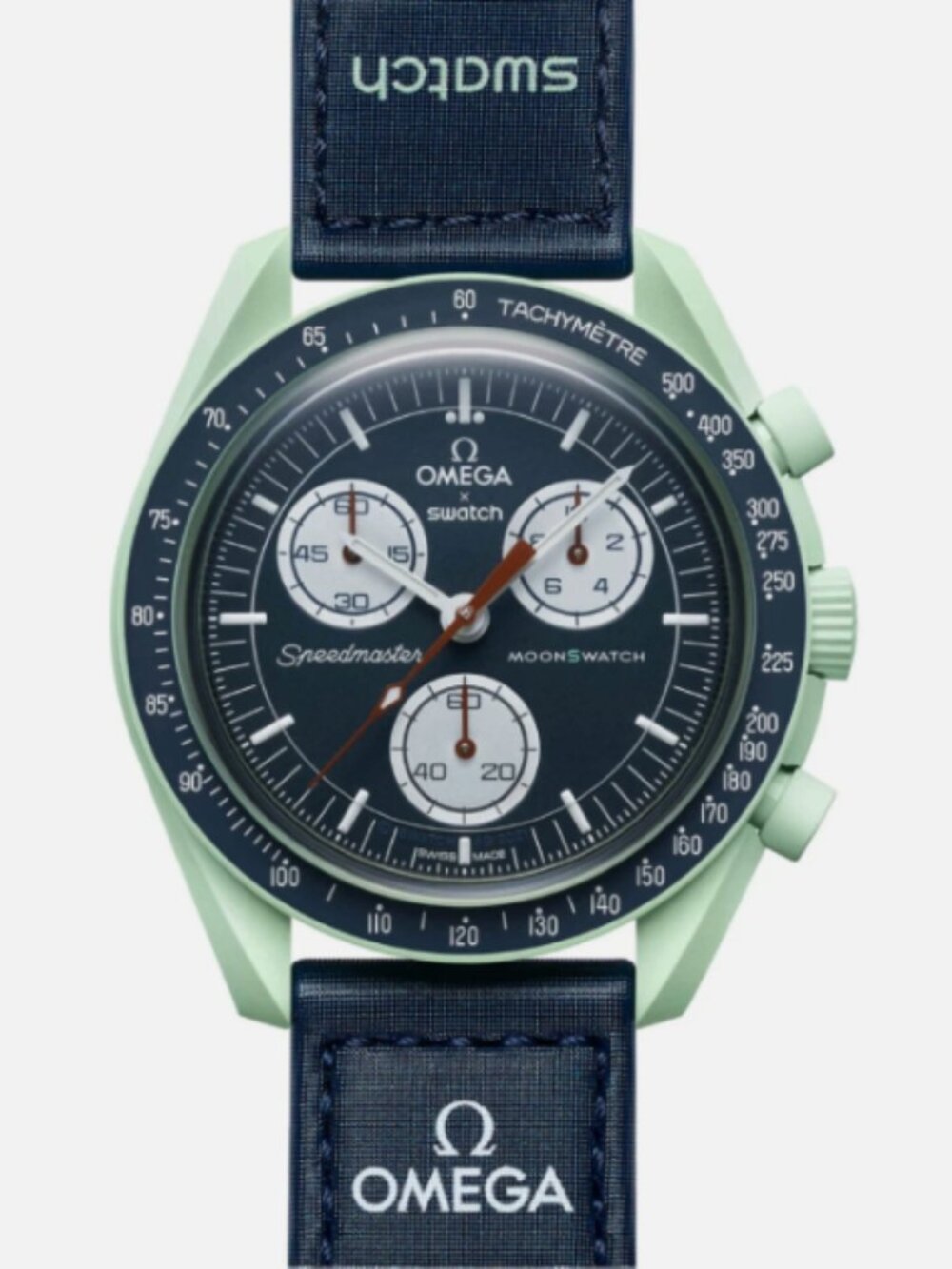 Swatch Omega Mission on Earth Chronograph Men's Watch